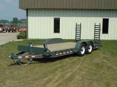 B-B Skid Steer trailer available from B & D trailer sales in Caledonia, MN