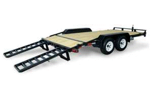 Sur-Trac skidsteer trailer available at B & D trailer Sales Caledonia, Mn